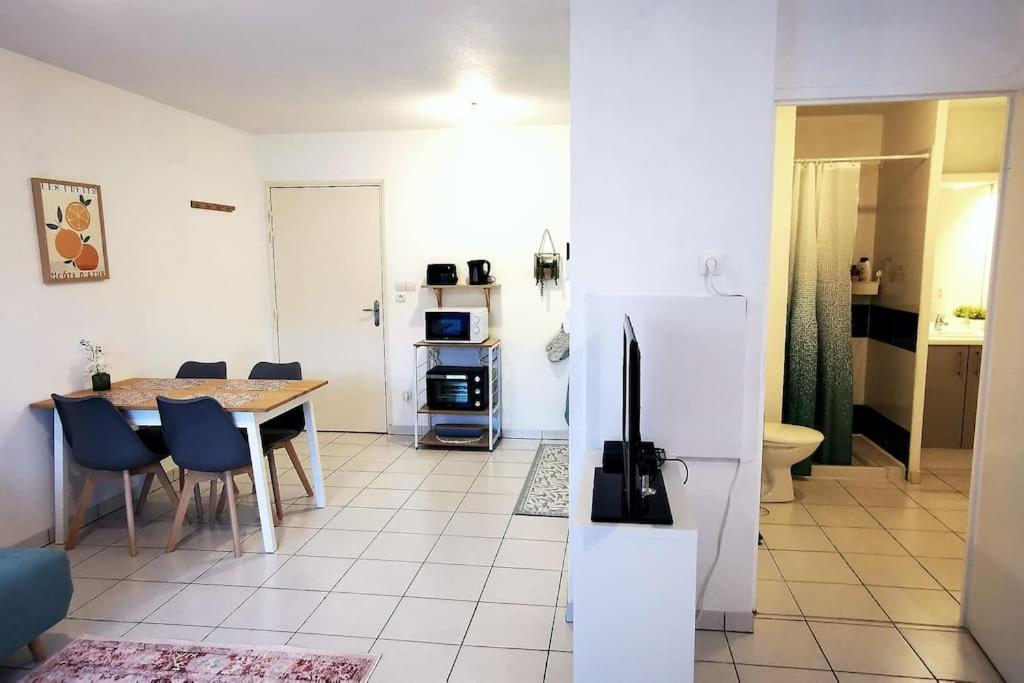 Grand Studio Lumineux Et Sa Terrasse Au Calme Tolosa Esterno foto